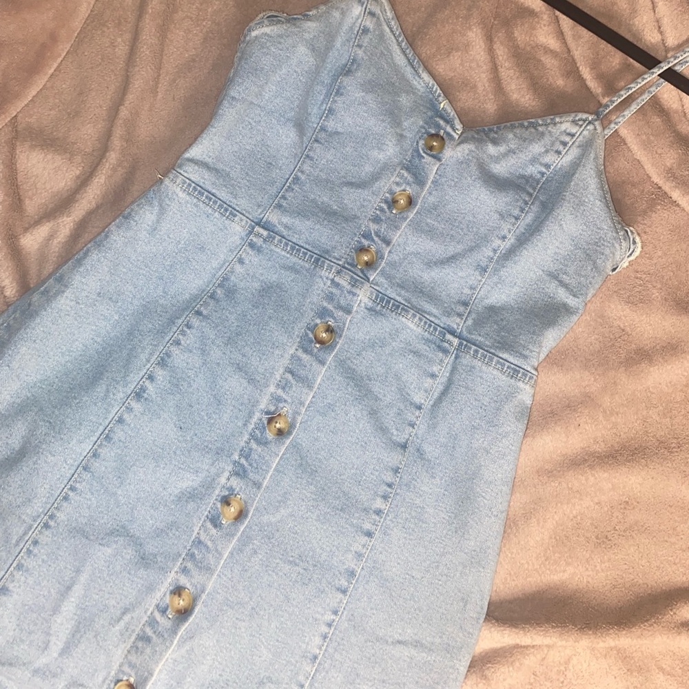 Mini Denim Dress